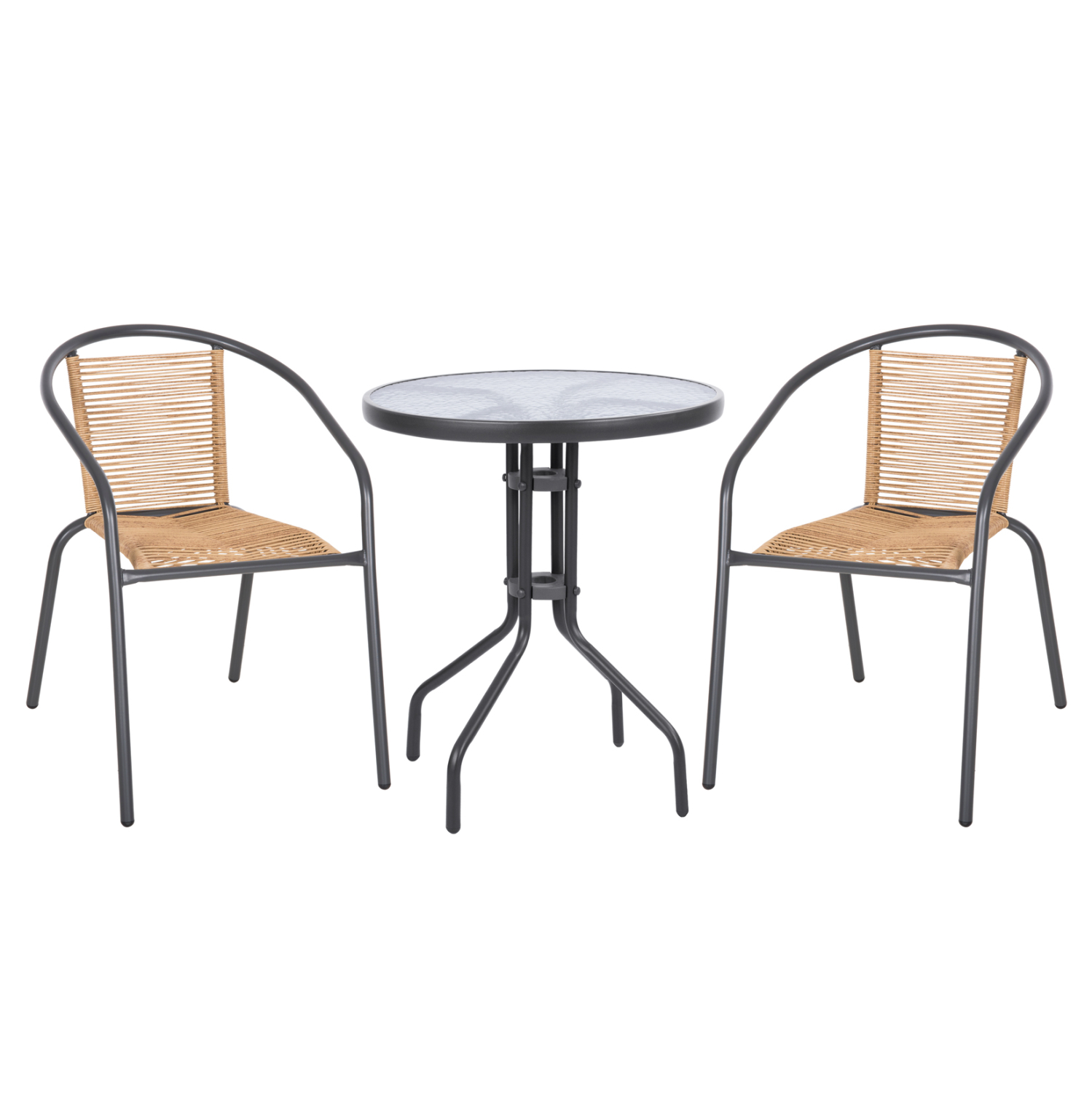 set-trapezarias-exchoroy-3tmch-fb9108790-4 ΣΕΤ ΤΡΑΠΕΖΑΡΙΑΣ ΕΞ.ΧΩΡΟΥ 3ΤΜΧ LIMA HM10879.02 ΜΕΤΑΛΛΟ ΓΚΡΙ & P.E.RATTAN ΦΥΣΙΚΟ (ΣΤΡΟΓΓΥΛΟ) - Image 1