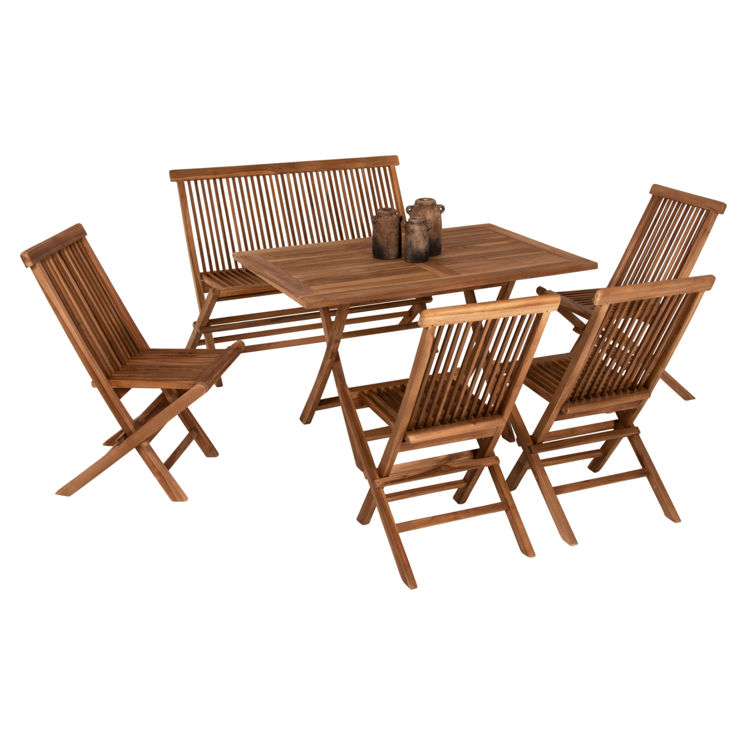 set-trapezarias-exot-choroy-6tmch-fb9119 ΣΕΤ ΤΡΑΠΕΖΑΡΙΑΣ ΕΞΩΤ. ΧΩΡΟΥ 6ΤΜΧ KENDALL HM11954 ΜΑΣΙΦ ΞΥΛΟ TEAK ΦΥΣΙΚΟ - Image 1