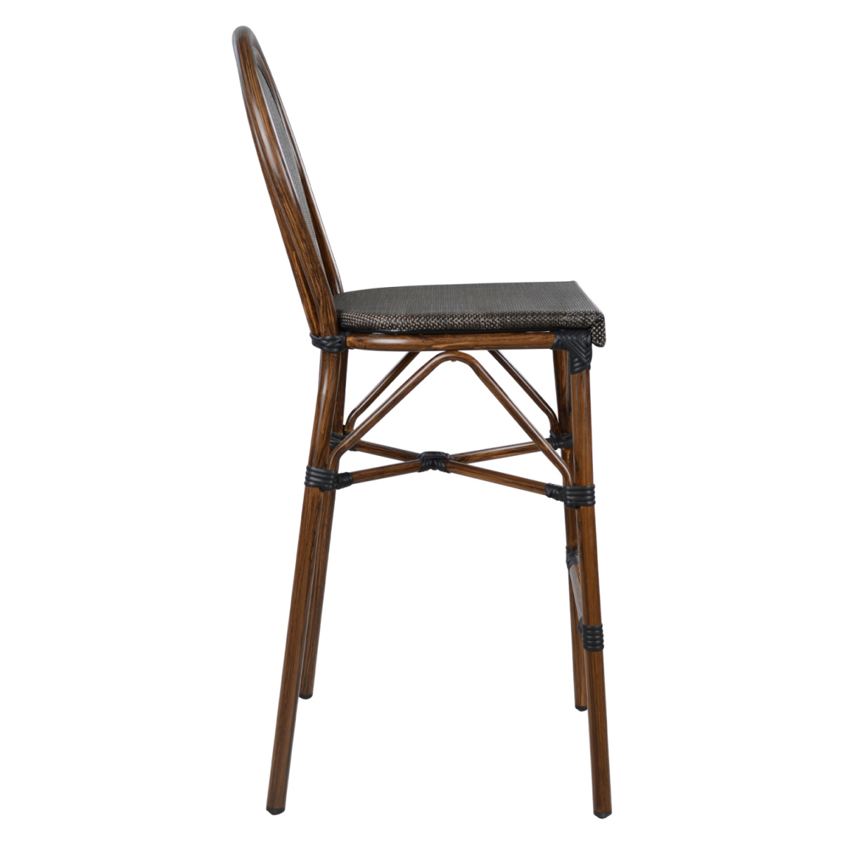 ΣΚΑΜΠΟ ΑΛΟΥΜΙΝΙΟΥ AZARIA HM5059 BAMBOO LOOK ΚΑΦΕ ΜΕ TEXTLINE 44x52x115Υεκ - Image 3