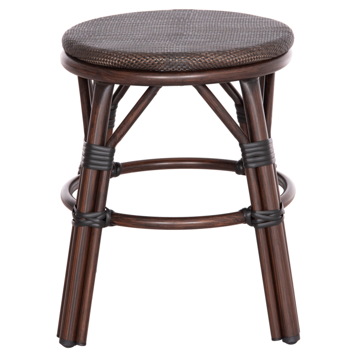 ΣΚΑΜΠΟ ΑΛΟΥΜΙΝΙΟΥ CHINO HM6285.01 BAMBOO LOOK ΚΑΦΕ-TEXTILENE ΚΑΦΕ Φ36x46Υεκ. - Image 3