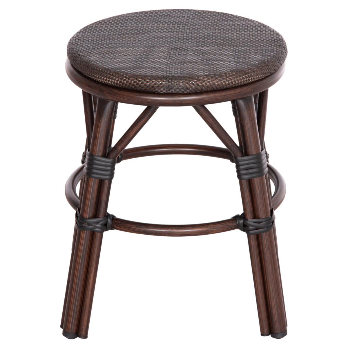 ΣΚΑΜΠΟ ΑΛΟΥΜΙΝΙΟΥ CHINO HM6285.01 BAMBOO LOOK ΚΑΦΕ-TEXTILENE ΚΑΦΕ Φ36x46Υεκ. - Image 4