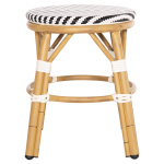 ΣΚΑΜΠΟ ΑΛΟΥΜΙΝΙΟΥ CHINO HM6285.03 BAMBOO LOOK-TEXTILENE ΛΕΥΚΟ-ΜΑΥΡΟ Φ36x46Υεκ. - Image 3