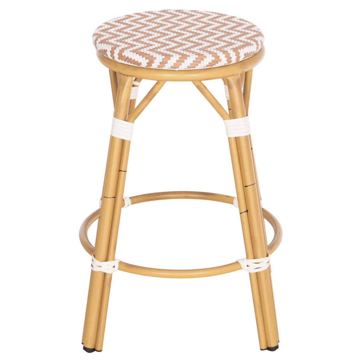 ΣΚΑΜΠΟ ΑΛΟΥΜΙΝΙΟΥ ΜΕΣ.ΥΨΟΥΣ CHINO HM6286.04 BAMBOO LOOK ΦΥΣΙΚΟ & TEXTILENE 43x43x65Υεκ - Image 3