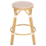 ΣΚΑΜΠΟ ΑΛΟΥΜΙΝΙΟΥ ΜΕΣ.ΥΨΟΥΣ CHINO HM6286.04 BAMBOO LOOK ΦΥΣΙΚΟ & TEXTILENE 43x43x65Υεκ - Image 3