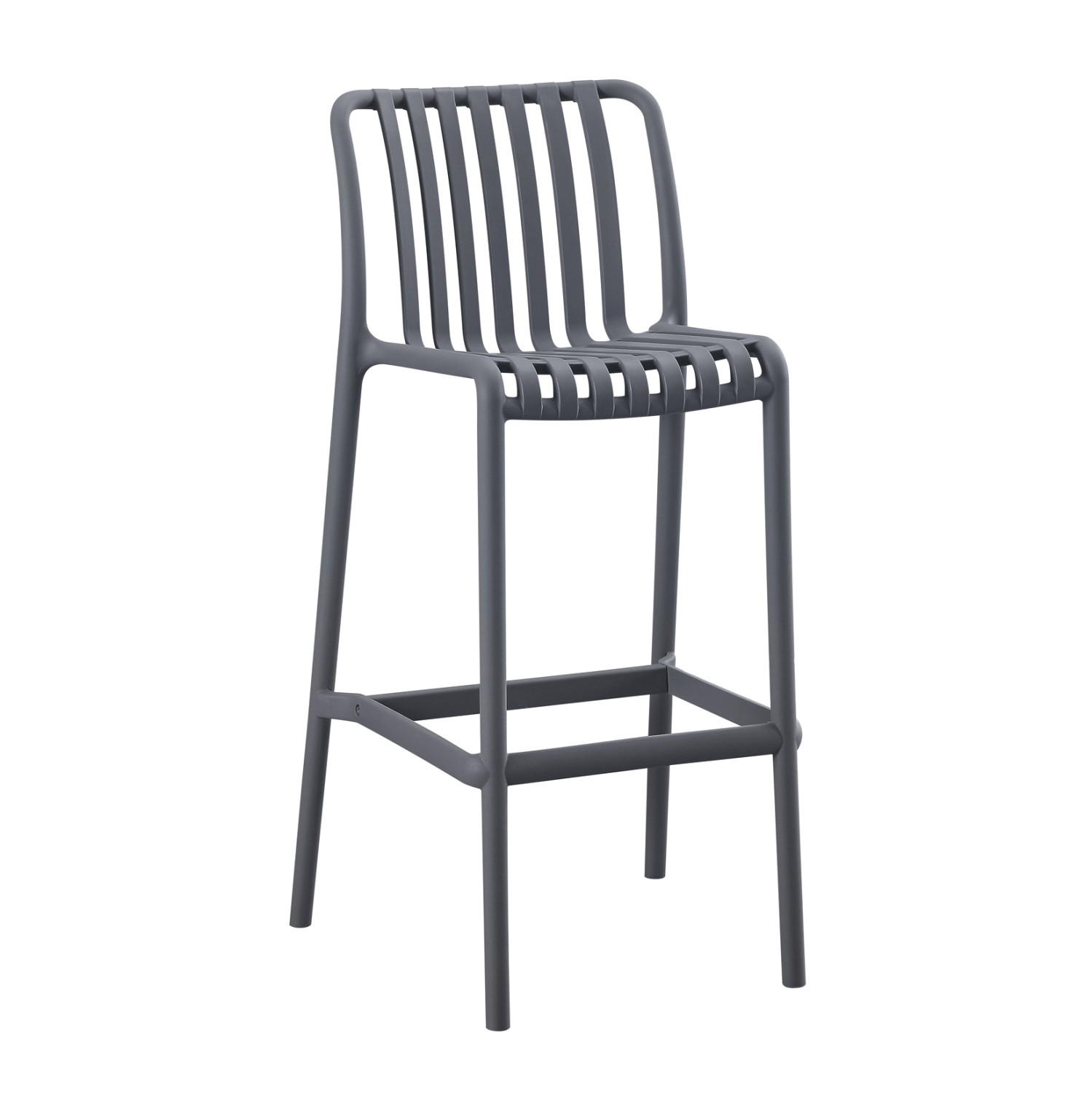 skampo-bar-polypropylenioy-fb9609803-gkr ΣΚΑΜΠΟ BAR ΠΟΛΥΠΡΟΠΥΛΕΝΙΟΥ CONVEE HM6098.03 ΓΚΡΙ 38,5x49,5x102Υεκ. - Image 1