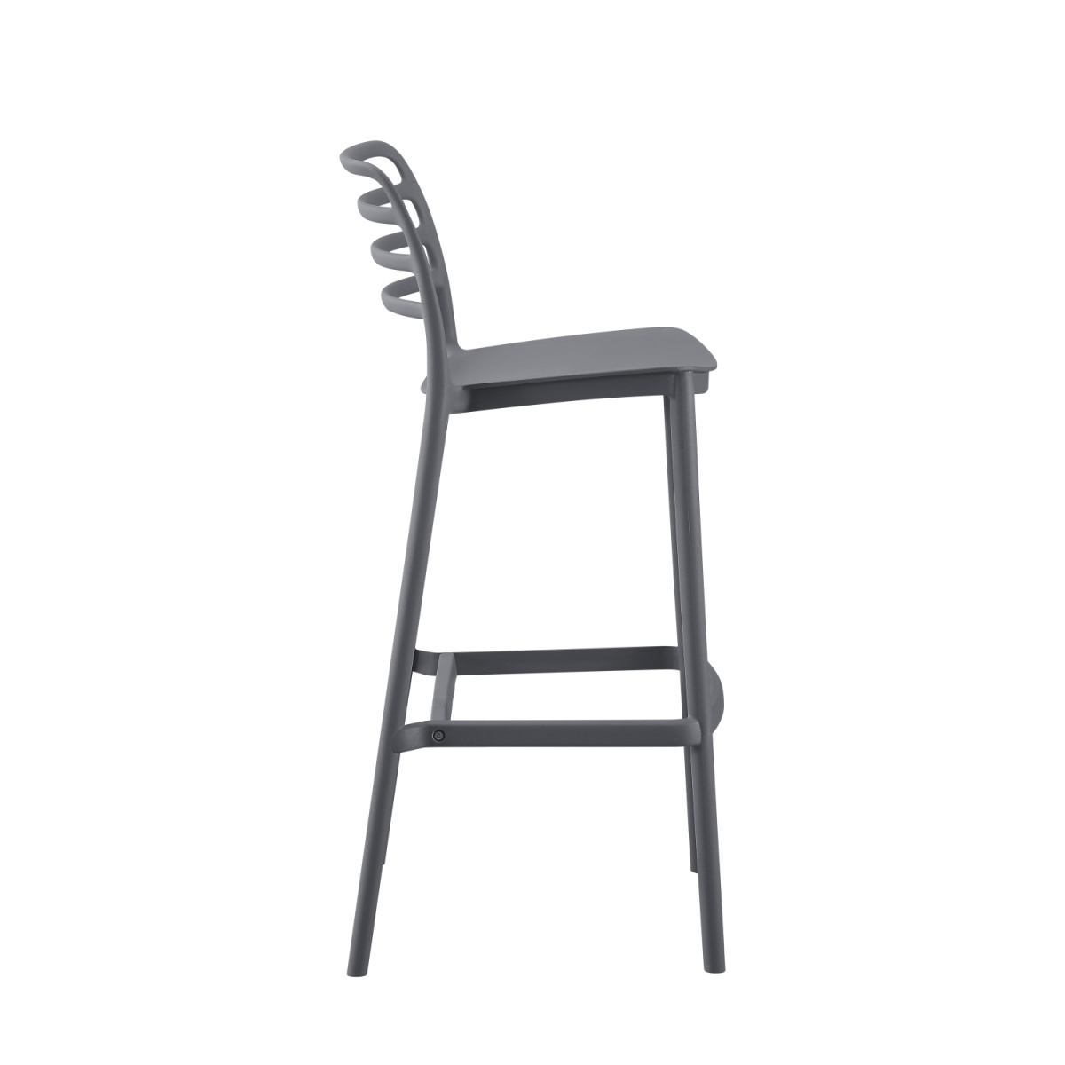 ΣΚΑΜΠΟ BAR ΠΟΛΥΠΡΟΠΥΛΕΝΙΟΥ SNOD HM6099.03 ΓΚΡΙ 37,2x50x101,5Υεκ. - Image 3