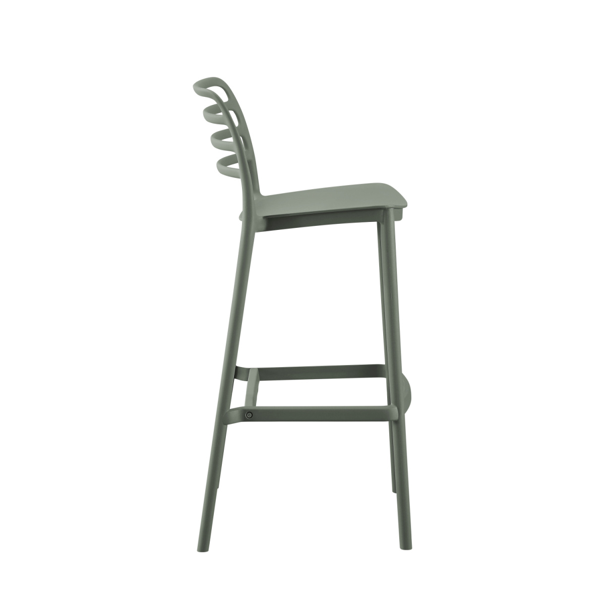 ΣΚΑΜΠΟ BAR ΠΟΛΥΠΡΟΠΥΛΕΝΙΟΥ SNOD HM6099.07 OLIVE GREEN 37,2x50x101,5Υεκ. - Image 3