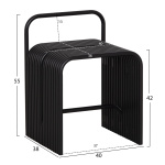 ΣΚΑΜΠΟ ΣΕΙΡΑ INTREPID HM6326.01 ΑΛΟΥΜΙΝΙΟ ΣΕ ΜΑΥΡΟ 40x38x55Υεκ. - Image 2
