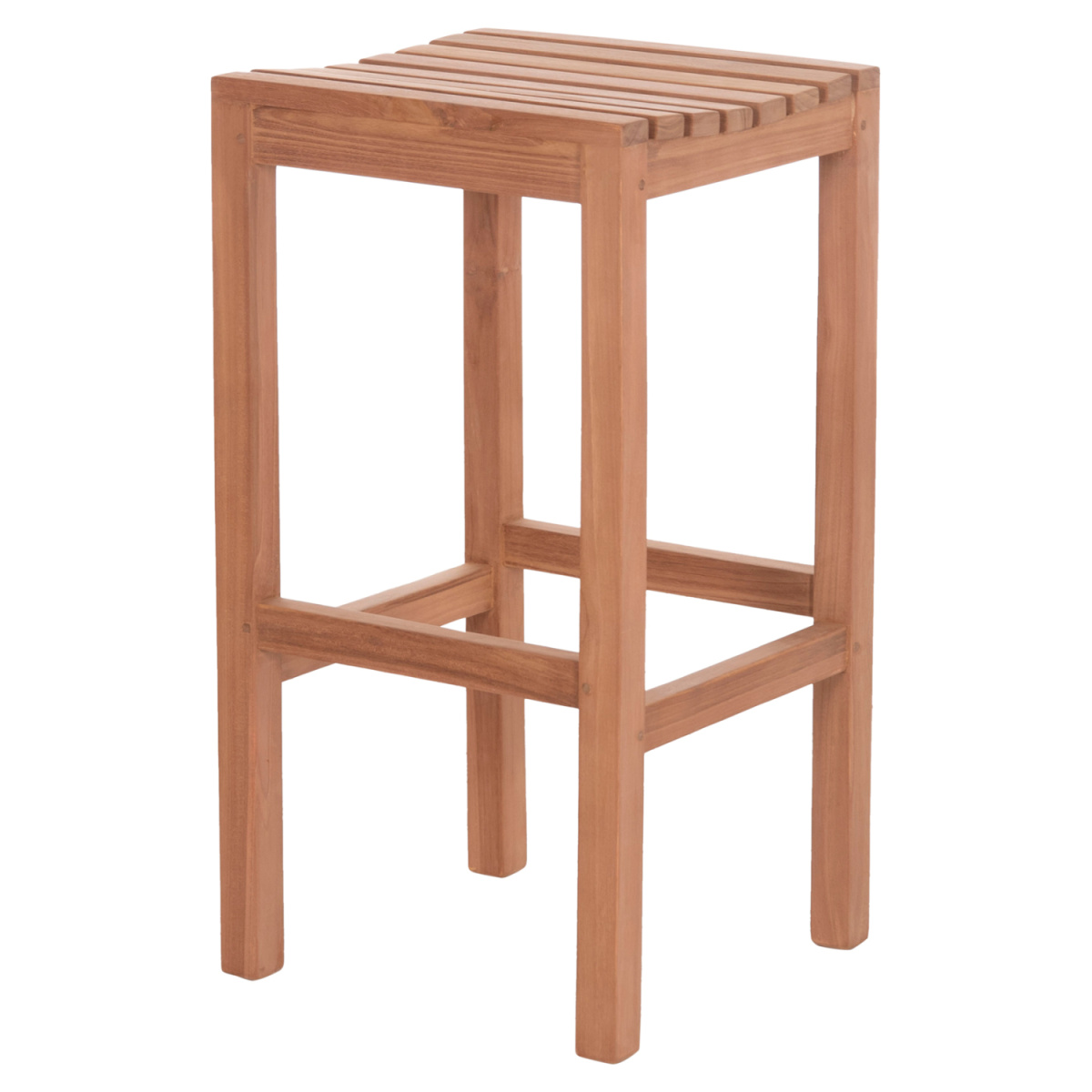 ΣΚΑΜΠΟ ΜΠΑΡ NIKOL HM18109 ΞΥΛΟ ΤΕΑΚ ΣΕ ΦΥΣΙΚΟ 40x40x77Υεκ. - Image 4