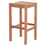 ΣΚΑΜΠΟ ΜΠΑΡ NIKOL HM18109 ΞΥΛΟ ΤΕΑΚ ΣΕ ΦΥΣΙΚΟ 40x40x77Υεκ. - Image 4