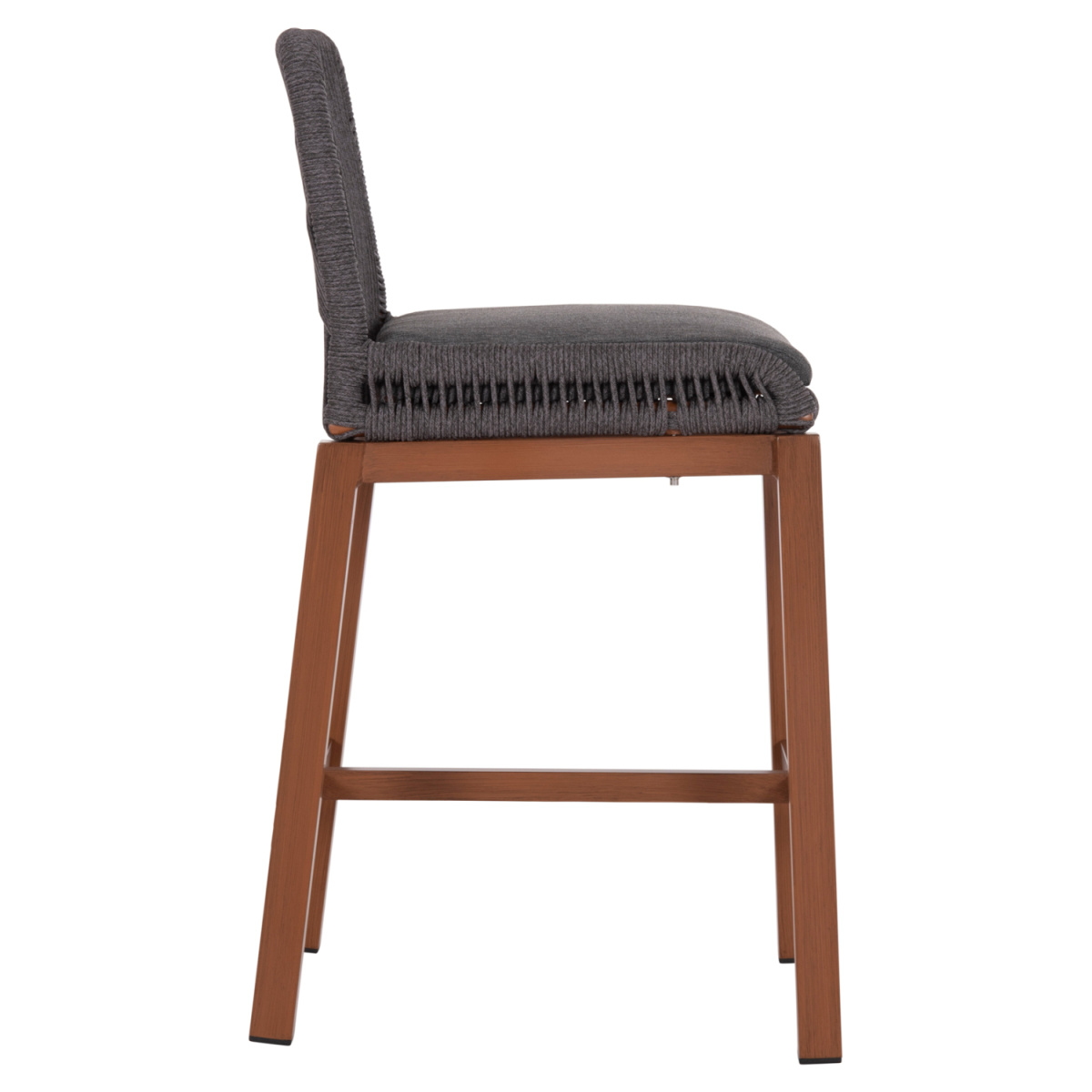 ΣΚΑΜΠΟ ΜΠΑΡ ΜΕΣ.ΥΨΟΥΣ HOWARD HM5791.22 ΚΑΦΕ ΑΛΟΥΜΙΝΙΟ--ΣΚΟΥΡΟ ΓΚΡΙ ΣΧΟΙΝΙ 47,5x55x94,5Υεκ - Image 4