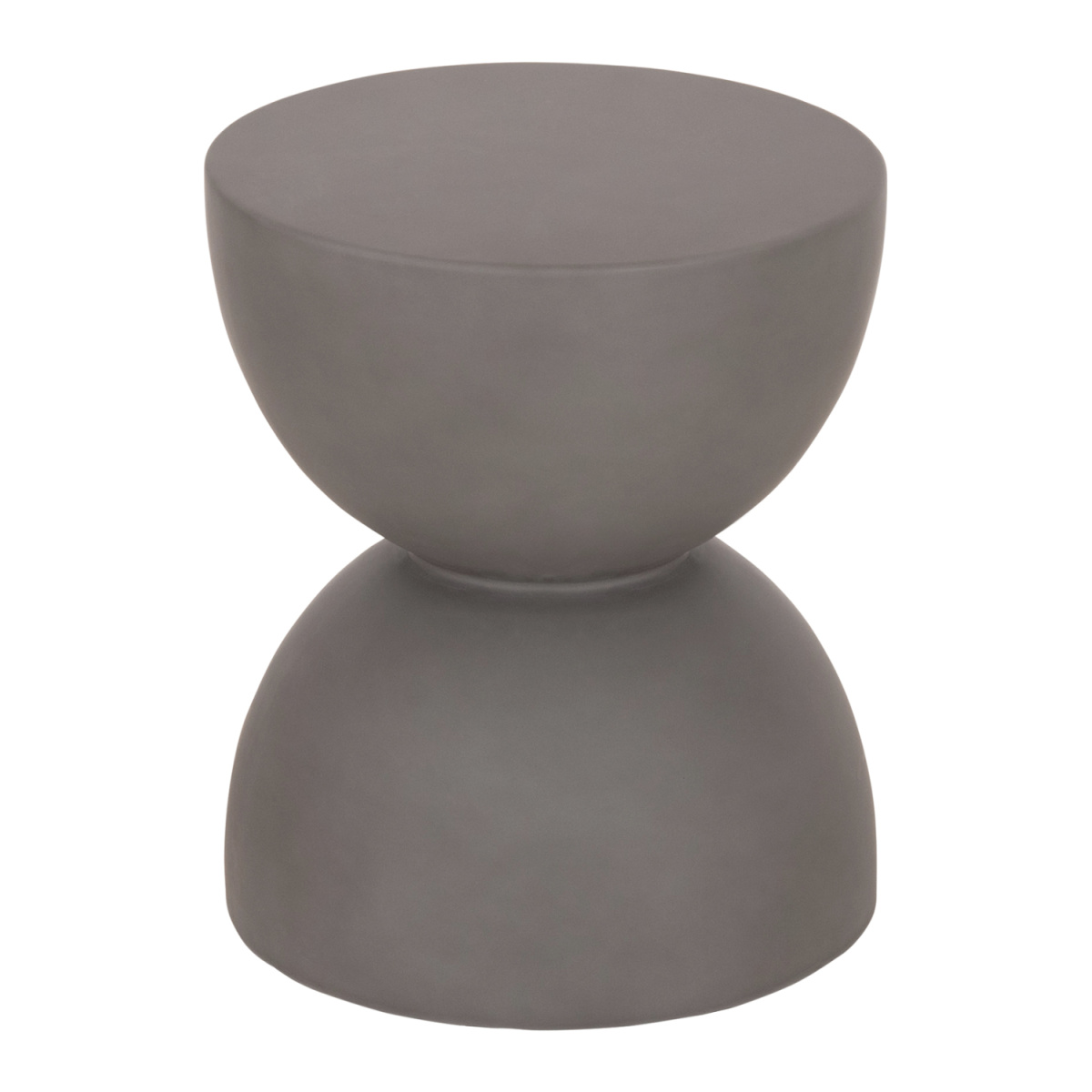 ΣΚΑΜΠΟ ΣΤΡΟΓΓΥΛΟ ZINI HM6580.01 FIBER CEMENT ΣΕ ΓΚΡΙ Φ35x43Υεκ - Image 3
