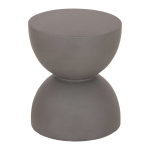 ΣΚΑΜΠΟ ΣΤΡΟΓΓΥΛΟ ZINI HM6580.01 FIBER CEMENT ΣΕ ΓΚΡΙ Φ35x43Υεκ - Image 3
