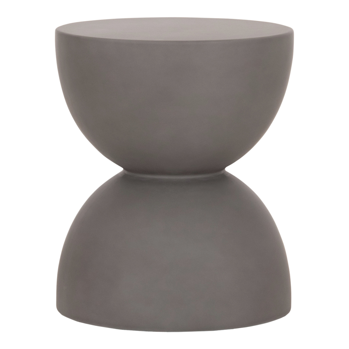 ΣΚΑΜΠΟ ΣΤΡΟΓΓΥΛΟ ZINI HM6580.01 FIBER CEMENT ΣΕ ΓΚΡΙ Φ35x43Υεκ - Image 4