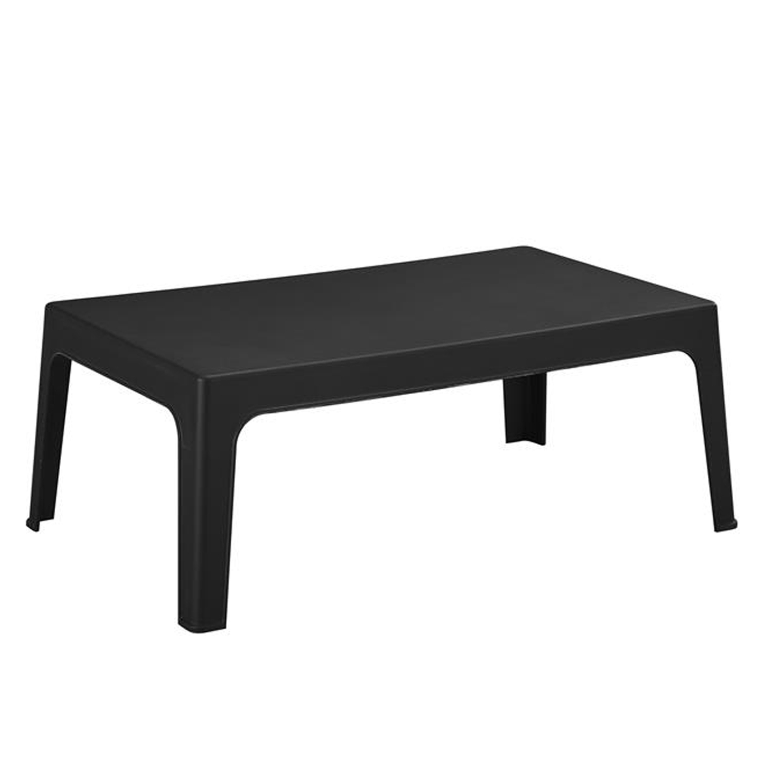 trapezaki-orthogonio-fb9636702-polypropy ΤΡΑΠΕΖΑΚΙ ΟΡΘΟΓΩΝΙΟ SLEEK HM6367.02 ΠΟΛΥΠΡΟΠΥΛΕΝΙΟ ΣΕ ΜΑΥΡΟ 105x64x40Υεκ. - Image 1