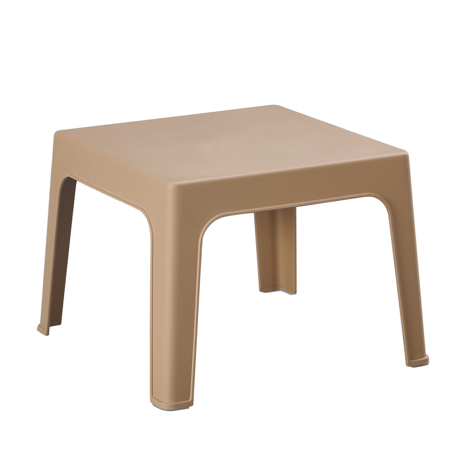 trapezaki-tetragono-fb9637103-polypropyl ΤΡΑΠΕΖΑΚΙ ΤΕΤΡΑΓΩΝΟ SLEEK HM6371.03 ΠΟΛΥΠΡΟΠΥΛΕΝΙΟ ΣΕ ΚΑΠΟΥΤΣΙΝΟ 56x56x40Υεκ. - Image 1
