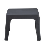ΤΡΑΠΕΖΑΚΙ ΤΕΤΡΑΓΩΝΟ SLEEK HM6371.10 ΠΟΛΥΠΡΟΠΥΛΕΝΙΟ ΣΕ ΣΚΟΥΡΟ ΓΚΡΙ 56x56x40Υεκ. - Image 3