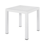 ΤΡΑΠΕΖΙ ΑΛΟΥΜΙΝΙΟΥ QIANA HM5402.01 ΛΕΥΚΟ 45x45x45,5Υ εκ.