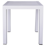 ΤΡΑΠΕΖΙ ΑΛΟΥΜΙΝΙΟΥ QIANA HM5402.01 ΛΕΥΚΟ 45x45x45,5Υ εκ. - Image 3