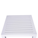 ΤΡΑΠΕΖΙ ΑΛΟΥΜΙΝΙΟΥ QIANA HM5402.01 ΛΕΥΚΟ 45x45x45,5Υ εκ. - Image 4