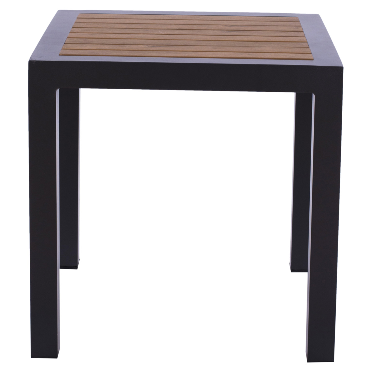 ΤΡΑΠΕΖΙ ΑΛΟΥΜΙΝΙΟΥ SABRA HM5403.02 ΓΚΡΙ ΜΕ POLYWOOD 45Χ45X45,5Yεκ. - Image 3