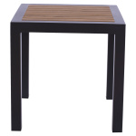 ΤΡΑΠΕΖΙ ΑΛΟΥΜΙΝΙΟΥ SABRA HM5403.02 ΓΚΡΙ ΜΕ POLYWOOD 45Χ45X45,5Yεκ. - Image 3