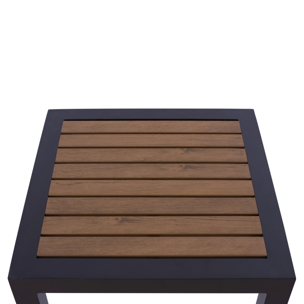 ΤΡΑΠΕΖΙ ΑΛΟΥΜΙΝΙΟΥ SABRA HM5403.02 ΓΚΡΙ ΜΕ POLYWOOD 45Χ45X45,5Yεκ. - Image 4