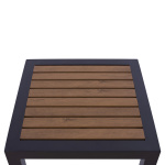 ΤΡΑΠΕΖΙ ΑΛΟΥΜΙΝΙΟΥ SABRA HM5403.02 ΓΚΡΙ ΜΕ POLYWOOD 45Χ45X45,5Yεκ. - Image 4