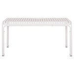 ΤΡΑΠΕΖΙ ΑΛΟΥΜΙΝΙΟΥ RACHEL HM6339.02 ΛΕΥΚΟ 150x80x75Υεκ. - Image 3