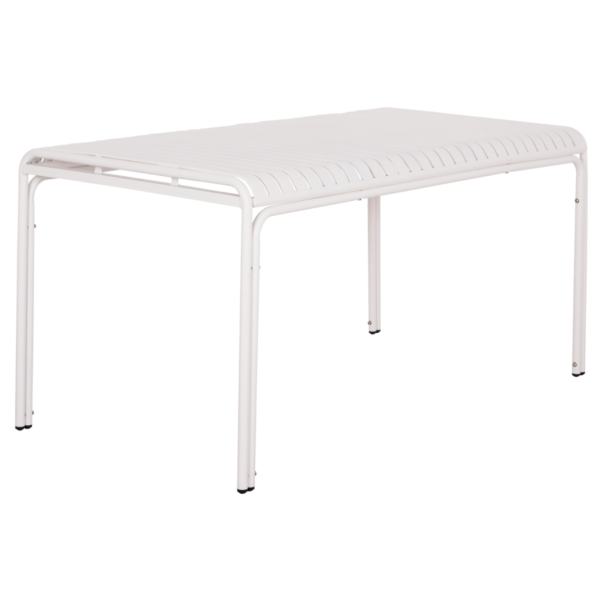 ΤΡΑΠΕΖΙ ΑΛΟΥΜΙΝΙΟΥ RACHEL HM6339.02 ΛΕΥΚΟ 150x80x75Υεκ. - Image 4