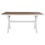 ΤΡΑΠΕΖΙ ΑΛΟΥΜΙΝΙΟΥ ΟΡΘΟΓΩΝΙΟ TAWNEE HM6037.02 ΛΕΥΚΟ-POLYWOOD ΦΥΣΙΚΟ 150x89,5x73Υεκ - Image 3