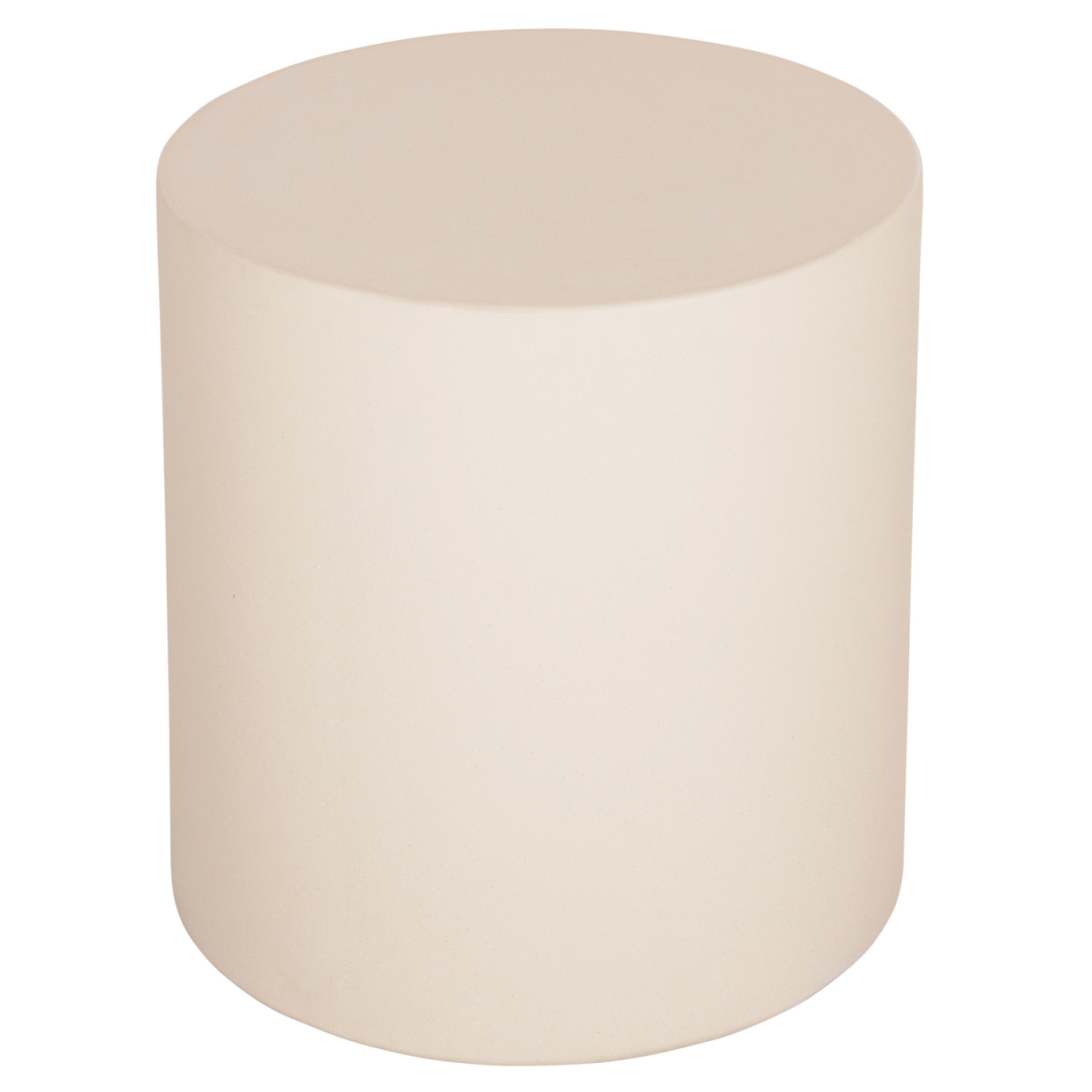 ΤΡΑΠΕΖΙ ΒΟΗΘΗΤΙΚΟ ΣΤΡΟΓΓΥΛΟ KYOKO HM6592.02 ΜΠΕΖ FIBER CEMENT Φ40x43Υεκ. - Image 3