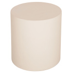 ΤΡΑΠΕΖΙ ΒΟΗΘΗΤΙΚΟ ΣΤΡΟΓΓΥΛΟ KYOKO HM6592.02 ΜΠΕΖ FIBER CEMENT Φ40x43Υεκ. - Image 3