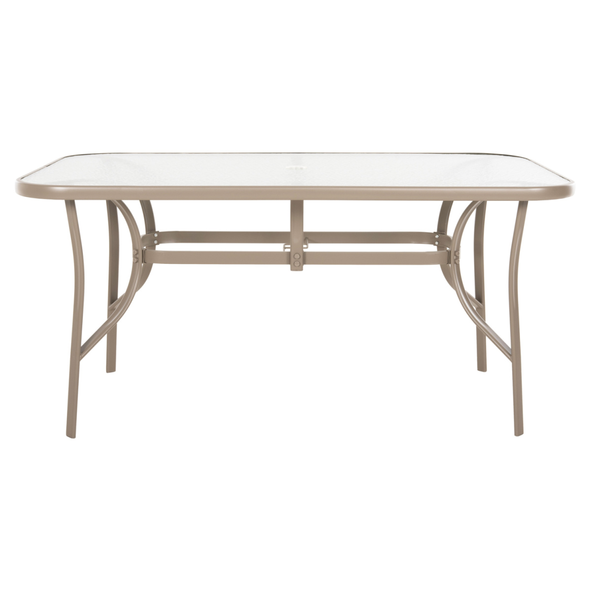 ΤΡΑΠΕΖΙ BRUNO 150X90Χ72Υεκ. ΜΕΤΑΛΛΙΚΟ ΣΑΜΠΑΝΙ ΜΕ ΤΡΥΠΑ ΟΜΠΡΕΛΑΣ Φ38mm HM5145.14 - Image 3