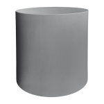 ΤΡΑΠΕΖΙ ΒΟΗΘΗΤΙΚΟ ΣΤΡΟΓΓΥΛΟ KYOKO HM6592.01 ΓΚΡΙ FIBER CEMENT Φ40x43Υεκ.