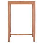 ΤΡΑΠΕΖΙ ΜΠΑΡ ΤΕΤΡΑΓΩΝΟ PRESSCOT HM18113 ΞΥΛΟ TEAK ΣΕ ΦΥΣΙΚΟ 70x70x105Υεκ. - Image 3