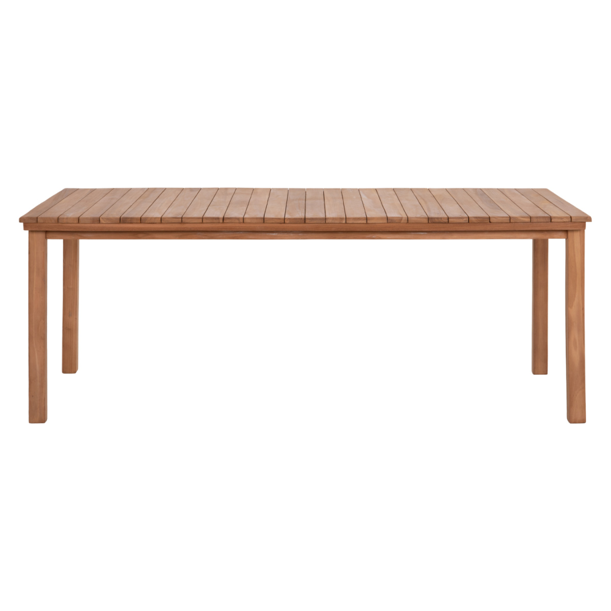 ΤΡΑΠΕΖΙ ΟΡΘΟΓΩΝΙΟ FINTO HM6616 ΞΥΛΟ TEAK--ΦΥΣΙΚΟ 200x100x75Υεκ. - Image 3