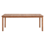 ΤΡΑΠΕΖΙ ΟΡΘΟΓΩΝΙΟ FINTO HM6616 ΞΥΛΟ TEAK--ΦΥΣΙΚΟ 200x100x75Υεκ. - Image 3