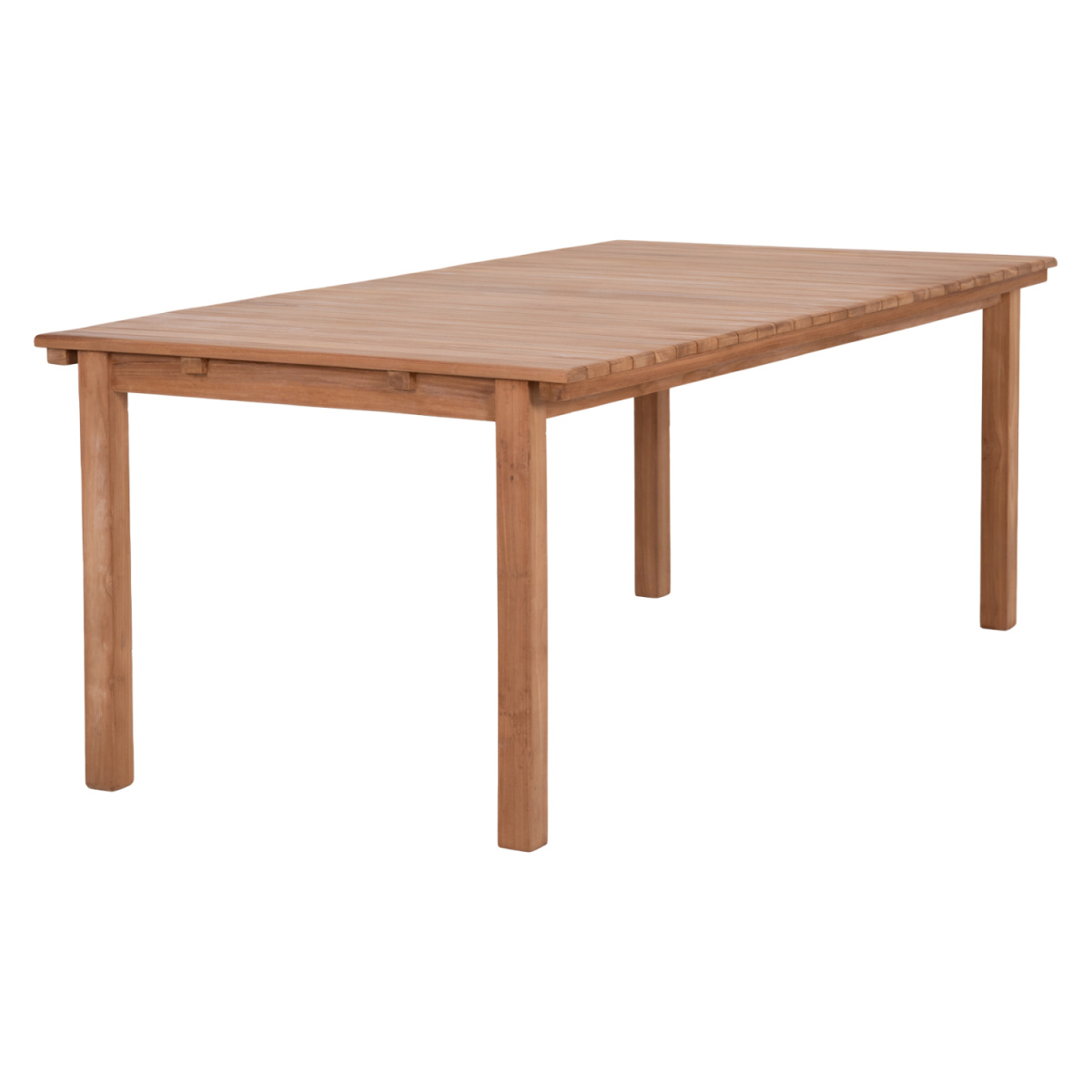 ΤΡΑΠΕΖΙ ΟΡΘΟΓΩΝΙΟ FINTO HM6616 ΞΥΛΟ TEAK--ΦΥΣΙΚΟ 200x100x75Υεκ. - Image 4