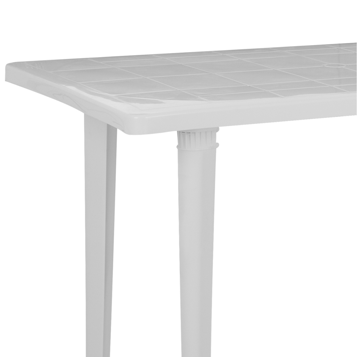 ΤΡΑΠΕΖΙ ΠΛΑΣΤΙΚΟ 70X120X70εκ. ΛΕΥΚΟ 303002034 - Image 4
