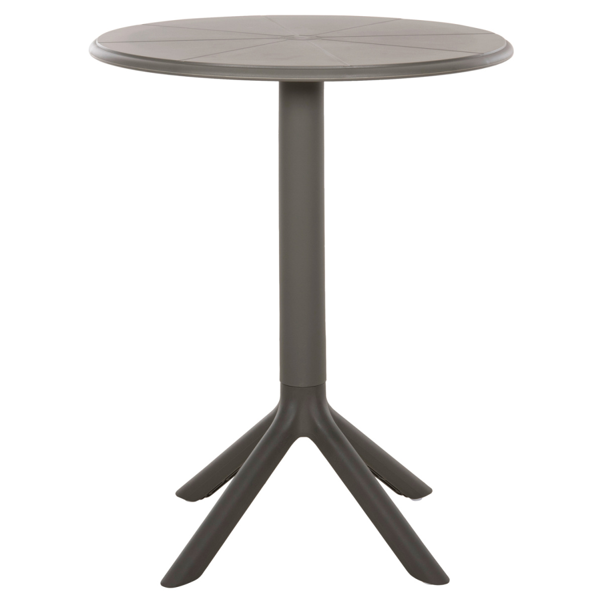 ΤΡΑΠΕΖΙ ΠΟΛΥΠΡΟΠΥΛΕΝΙΟΥ ΣΤΡΟΓΓΥΛΟ TERRIN HM6124.15 OLIVE GREEN Φ60x75Υεκ. - Image 3
