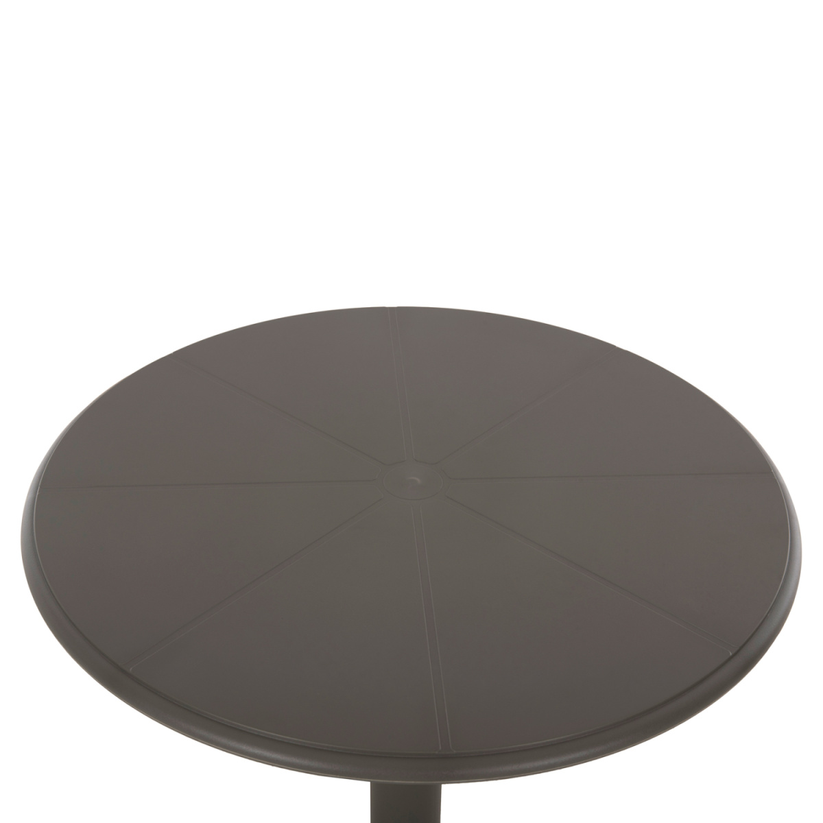 ΤΡΑΠΕΖΙ ΠΟΛΥΠΡΟΠΥΛΕΝΙΟΥ ΣΤΡΟΓΓΥΛΟ TERRIN HM6124.15 OLIVE GREEN Φ60x75Υεκ. - Image 4