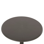 ΤΡΑΠΕΖΙ ΠΟΛΥΠΡΟΠΥΛΕΝΙΟΥ ΣΤΡΟΓΓΥΛΟ TERRIN HM6124.15 OLIVE GREEN Φ60x75Υεκ. - Image 4