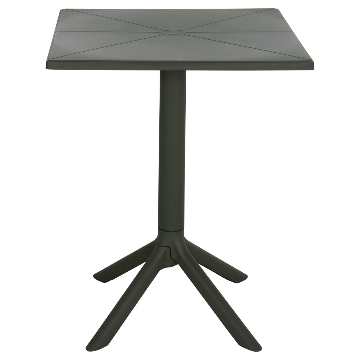 ΤΡΑΠΕΖΙ ΠΟΛΥΠΡΟΠΥΛΕΝΙΟΥ ΤΕΤΡΑΓΩΝΟ TERRIN HM6125.15 DARK OLIVE 60x60x75Υεκ. - Image 3