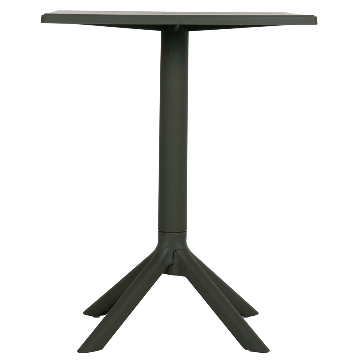 ΤΡΑΠΕΖΙ ΠΟΛΥΠΡΟΠΥΛΕΝΙΟΥ ΤΕΤΡΑΓΩΝΟ TERRIN HM6125.15 DARK OLIVE 60x60x75Υεκ. - Image 4