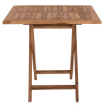 ΤΡΑΠΕΖΙ ΤΕΤΡΑΓΩΝΟ KENDALL ΠΤΥΣΣΟΜΕΝΟ HM9544 TEAK ΣΕ ΦΥΣΙΚΟ ΧΡΩΜΑ 80x80x75Yεκ. - Image 4