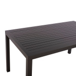 ΤΡΑΠΕΖΙ ΤΡΑΠΕΖΑΡΙΑΣ ΑΛΟΥΜΙΝΙΟΥ SAHIRA HM5571.02 ΑΝΘΡΑΚΙ 140Χ80X75,5Υεκ. - Image 4