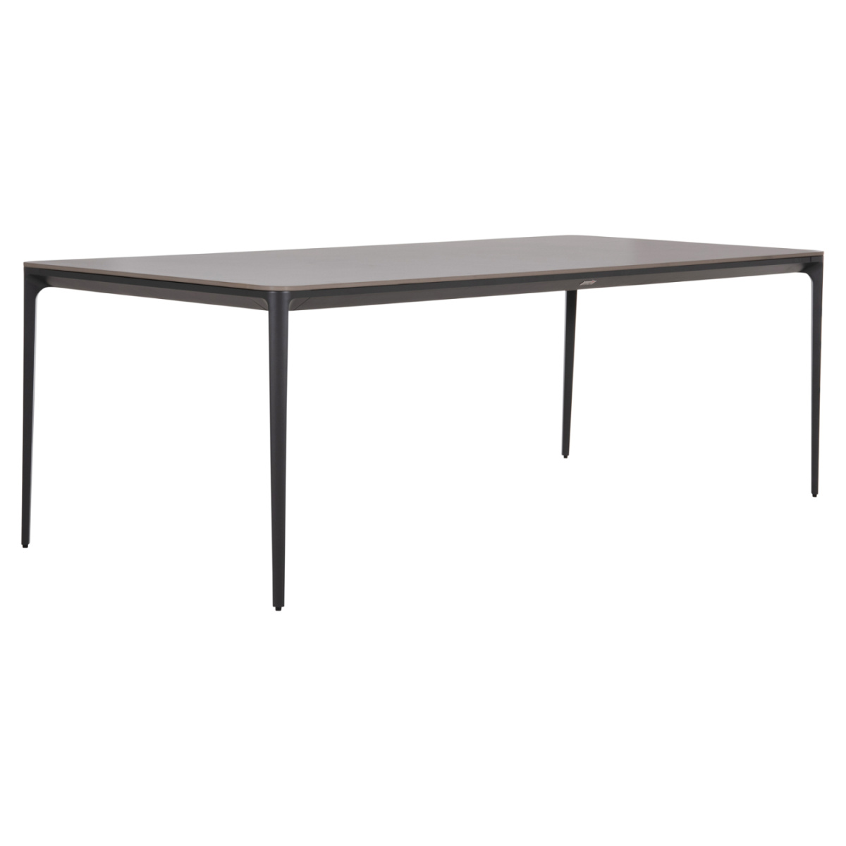 ΤΡΑΠΕΖΙ ΤΡΑΠΕΖΑΡΙΑΣ STAD HM6558.01 ΓΚΡΙ ΑΛΟΥΜΙΝΙΟ & SINTERED STONE TOP 220x100x74Υεκ - Image 4
