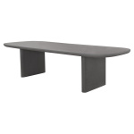 ΤΡΑΠΕΖΙ ΤΡΑΠΕΖΑΡΙΑΣ AZAMI HM6601.01 ΓΚΡΙ FIBER CEMENT 300x112x75Υεκ. - Image 4