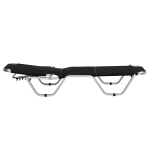 ΞΑΠΛΩΣΤΡΑ ΕΠΑΓΓΕΛΜΑΤΙΚΗ ΑΛΟΥΜΙΝΙΟΥ WALDO HM5071.90 ΜΑΥΡΗ 195x53-60x30Yεκ. - Image 3